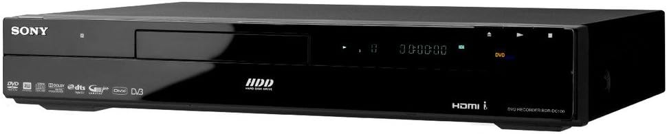 Sony RDR-HXD890 Grabadores de DVD, 430 × 288 × 76,5 mm, 220–240 V, 60 Hz, negro