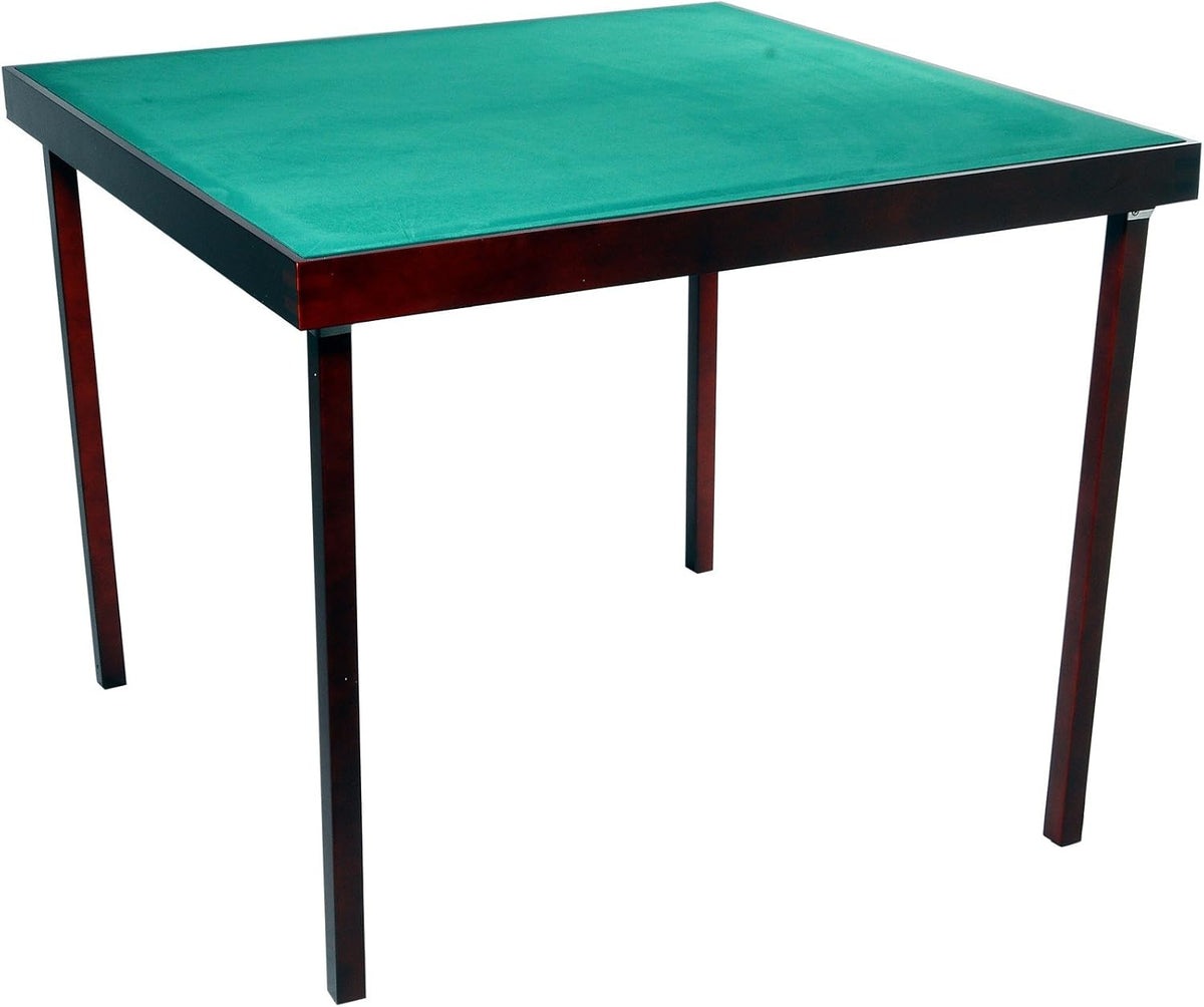 Mesa, 89 × 89 cm, plegable, madera, verde, Engelhart