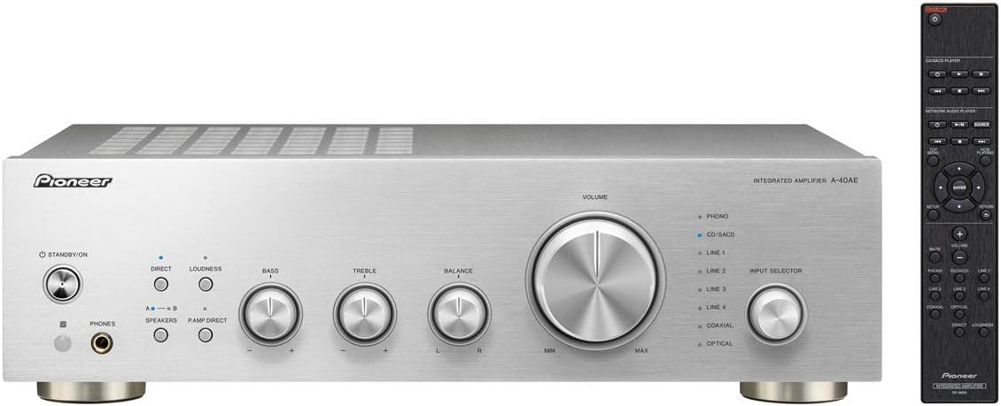 Amplificadores A-40AE, plata, PIONEER