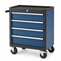 Carro de herramientas con 5 cajones de metal 62x33x75 cm azul