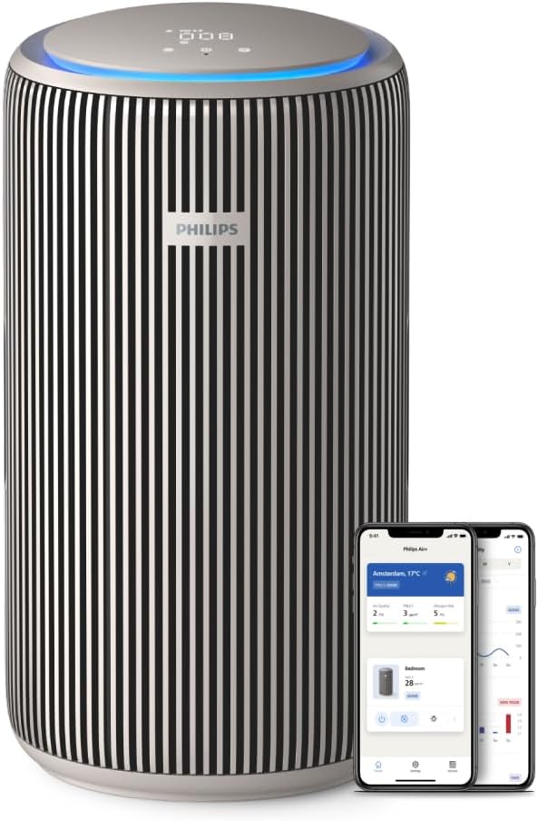 Philips purificador de aire, 15 dB, gris