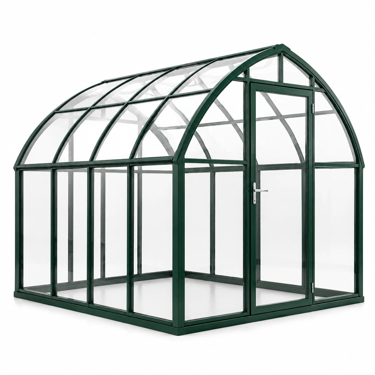 Invernadero de Aluminio y Policarbonato Transparente 250x200x210 cm