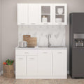 Armario cocina-3067655, 60 × 31 × 60 cm, 4 unidades, madera, blanco, para la cocina