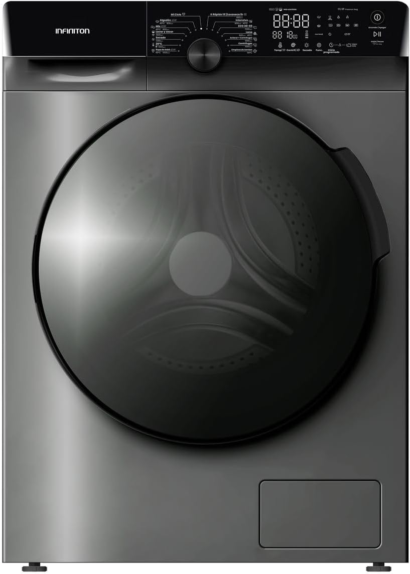 Lavadora WSD-K0A7D5DK, 85 × 59,5 × 56,5 cm, 10 kg, 7 kg, 80 dB, INFINITON ELECTRONICS