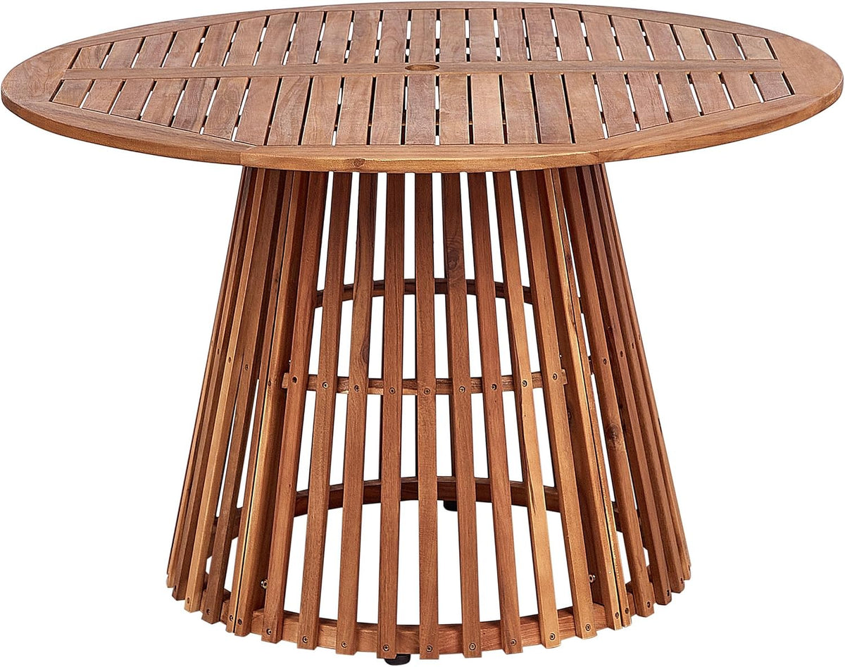 Beliani mesa, 120 cm, madera