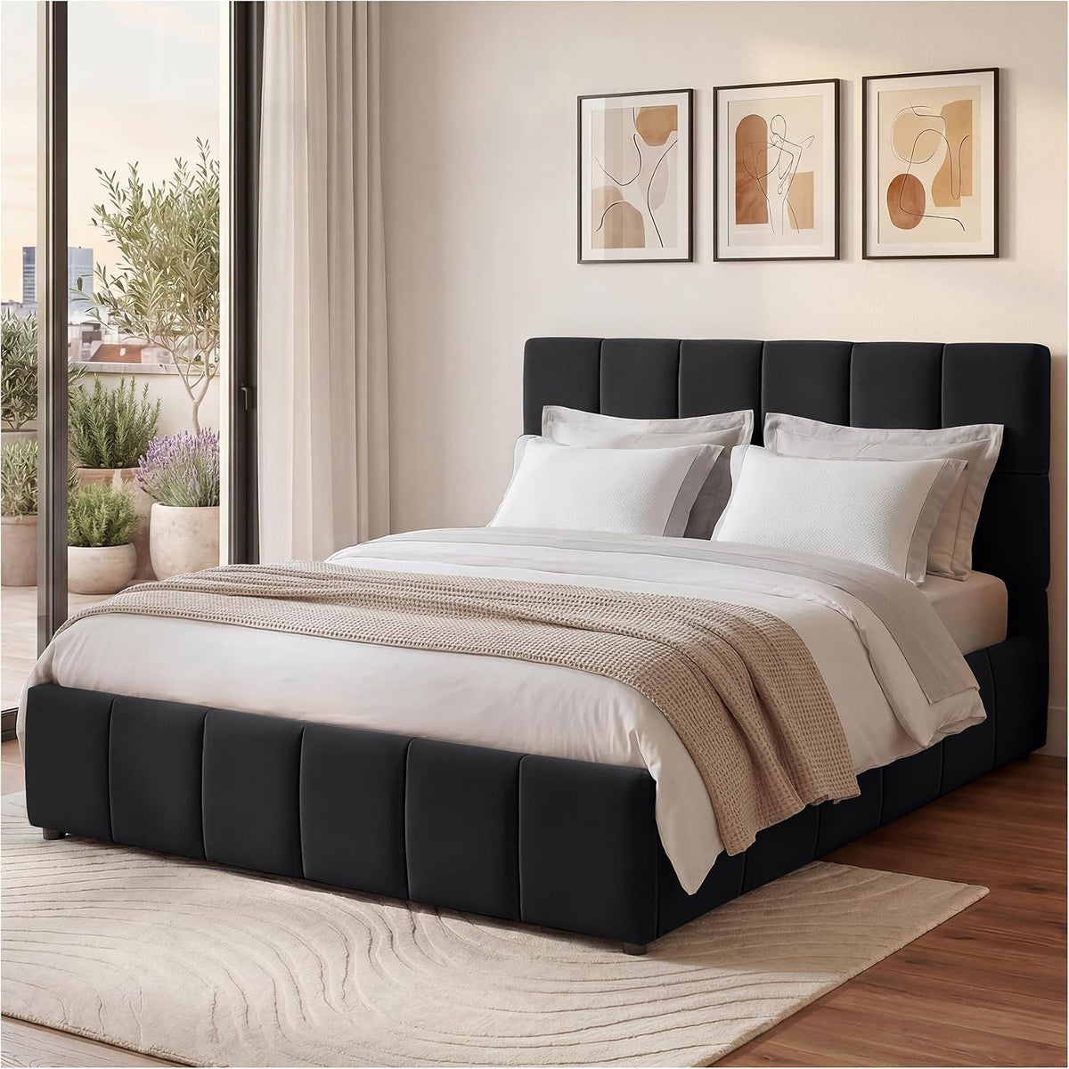 Cama, 120 × 200 cm, tectake