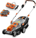 Cortacésped FX-E2RM43SET, 43 cm, 40 V, inalámbrico, FUXTEC