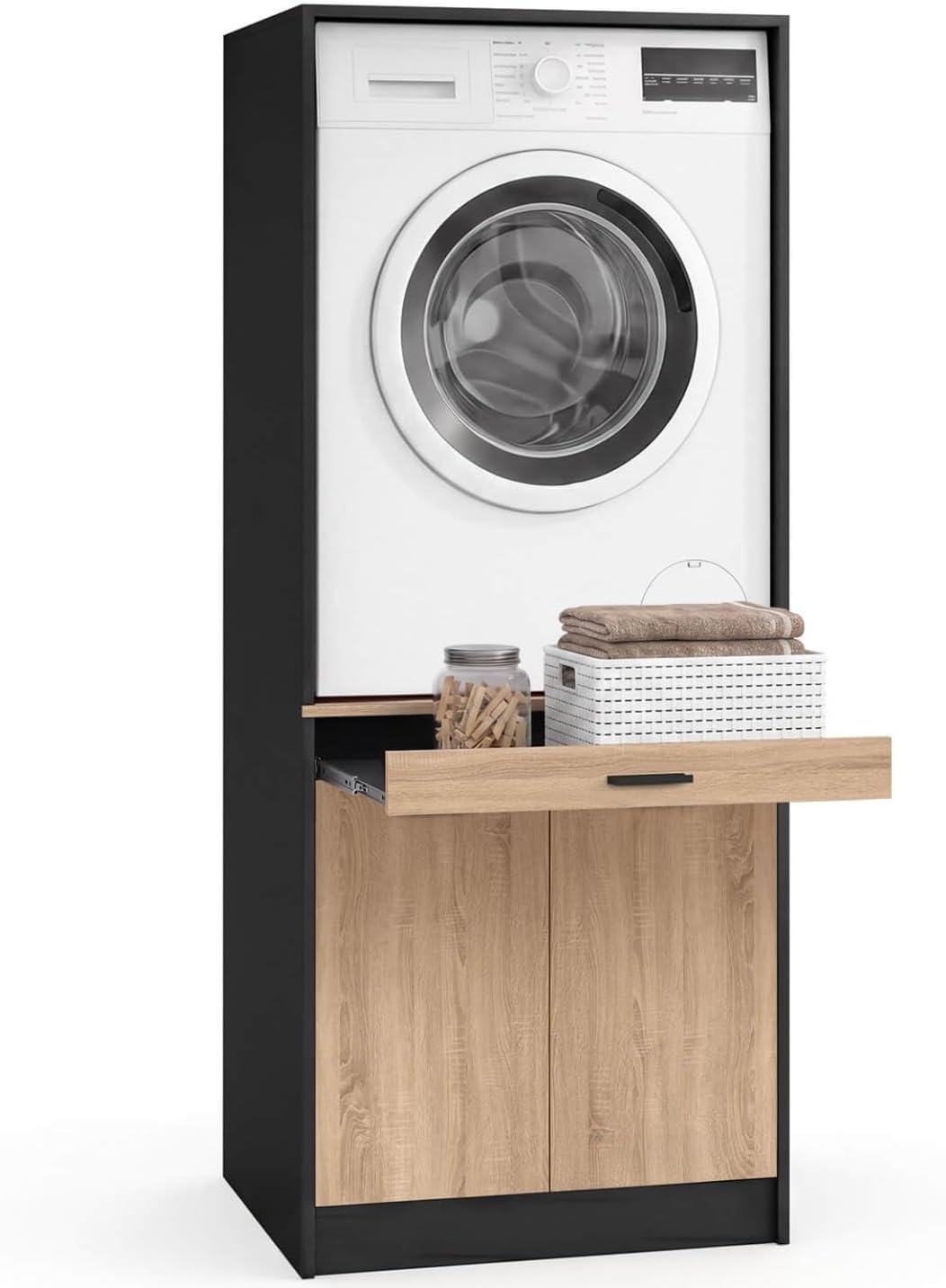 Lavadora, 65 × 65 × 160 cm, IDMarket