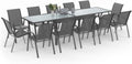 Mesa, 270 cm, para el jardín, para el salón, IDMarket