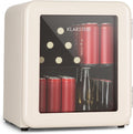 KLARSTEIN frigorífico mini, 48 L, 10 °C, con estantes, vidrio