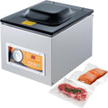 Envasadoras al vacío, 260 mm, 950 W, acero inoxidable, para la cocina, VEVOR