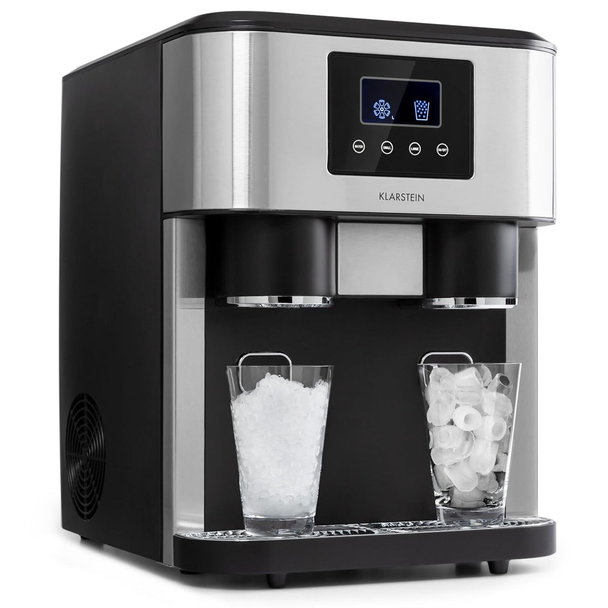 Klarstein Máquinas para hacer hielo, 1,8 L, 15 kg