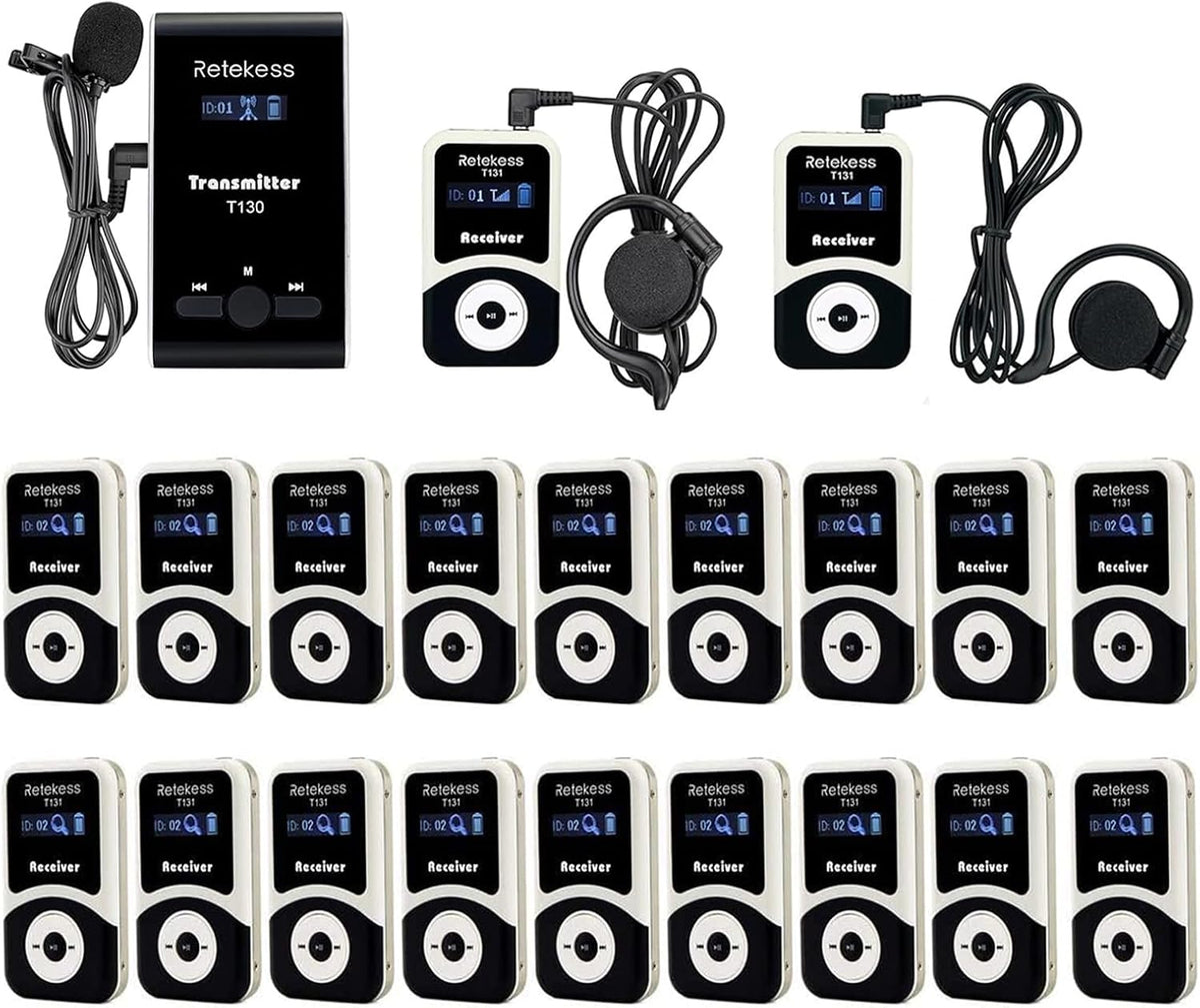 Sets de micrófono T130-T131, Retekess