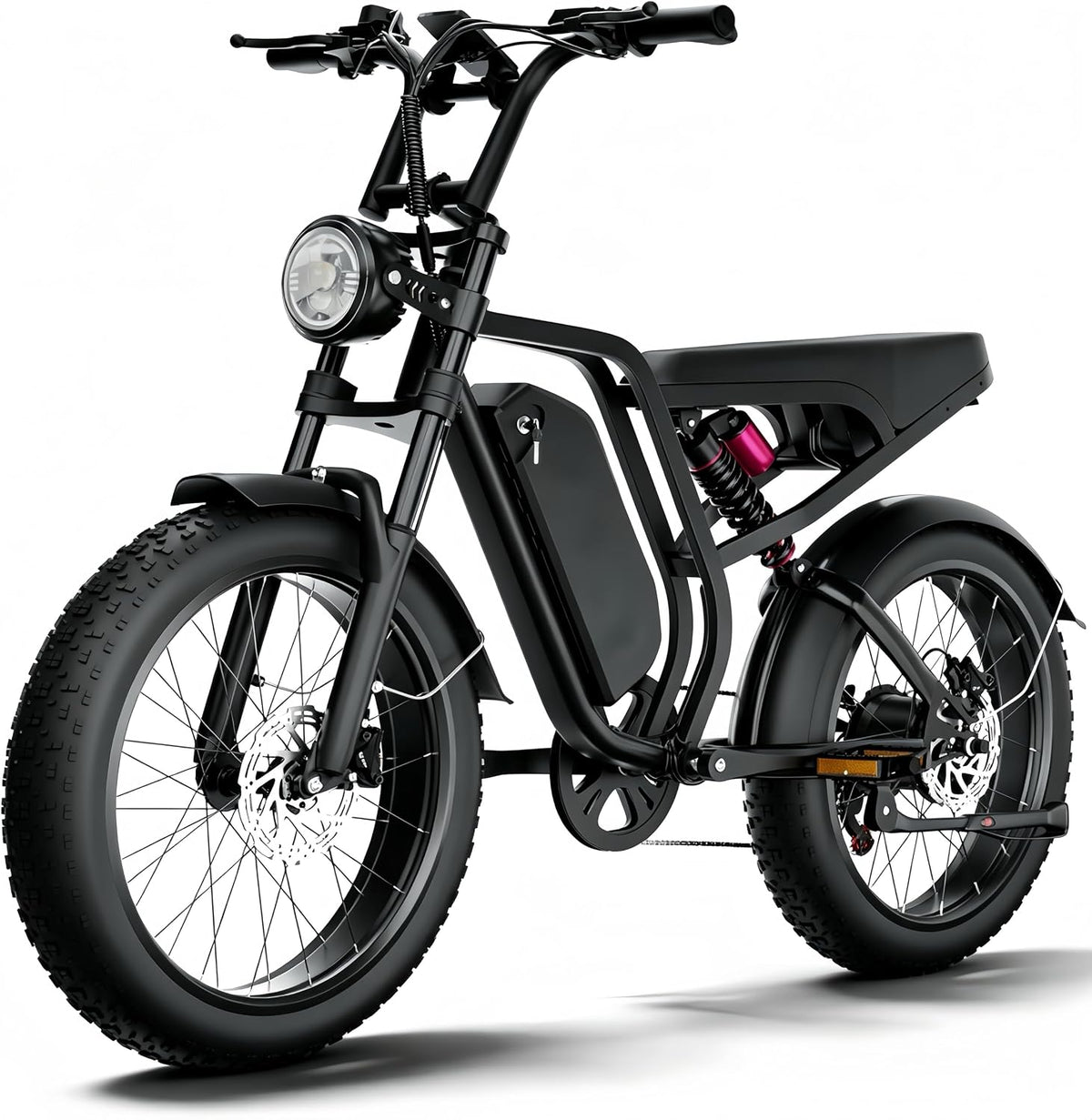 Fat bikes eléctricas SU8, 20 pouces, 52 V, inalámbrico, DEEPOWER