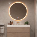 Espejos de pared, 80 cm, con iluminación LED, NOLUXA