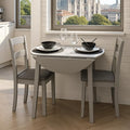 Conjunto de mesa y sillas, 90 cm, Homely