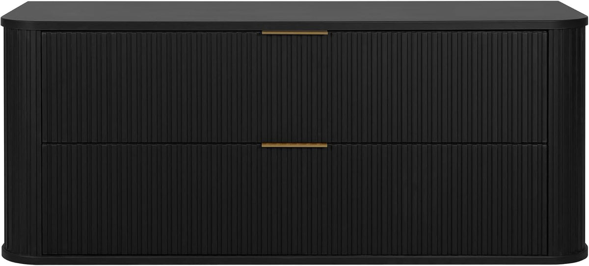 Armario 3xE, 120 × 41,5 × 51,7 cm, negro