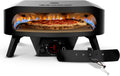 Horno para pizza, 43 cm, 17 pouces, negro, cozze