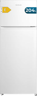 Cecotec frigorífico combi, 143 cm, 163 L, con iluminación LED, blanco