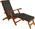 Tumbona, 160 kg, plegable, regulable, madera, CASARIA