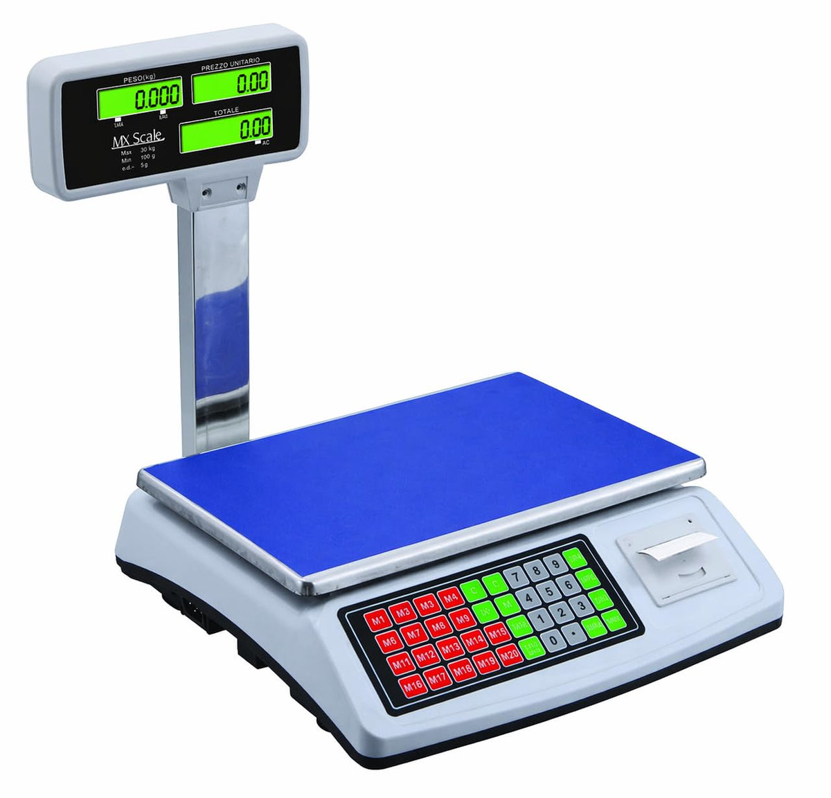 Balanzas digitales, 50 kg, con iluminación LED, SVE