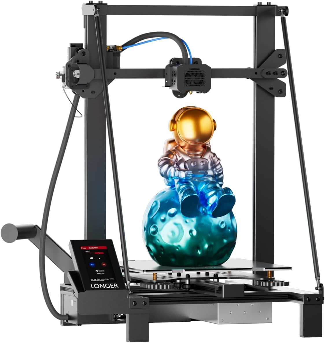 Impresora 3D LK5, 300 × 300 × 400 mm, vidrio, plata, Longer