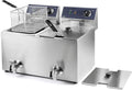 Freidoras, 55 × 41 × 42 cm, 3250 W, 8 L, acero inoxidable, LACOR