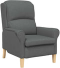 VidaXL sillón, 76 × 94 × 102 cm, tela, gris