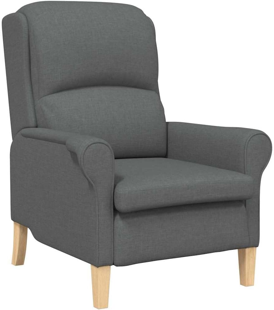 VidaXL sillón, 76 × 94 × 102 cm, tela, gris