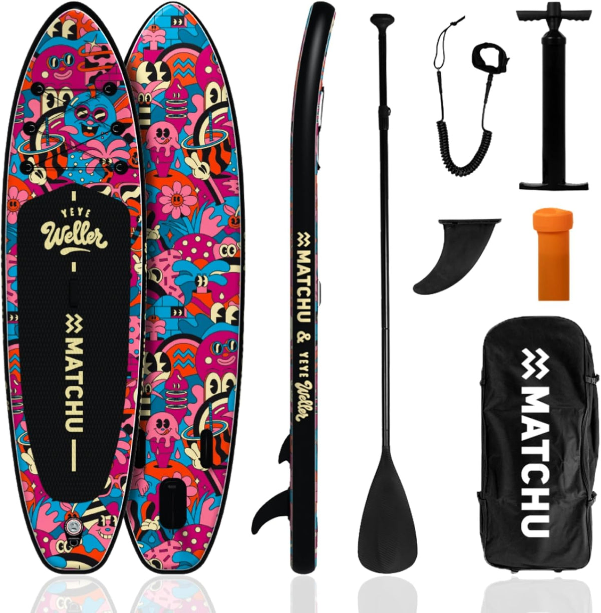 Tabla de paddle surf, 320 × 81 × 15 cm, 150 kg, MATCHU