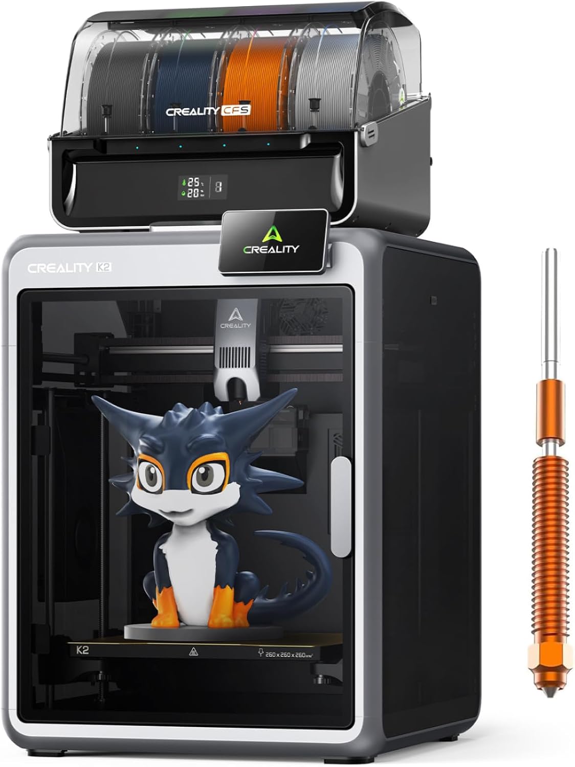 Impresora 3D, 260 × 260 × 260 mm, Creality