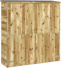 VidaXL cobertizo de jardín, 163 × 50 × 171 cm, madera
