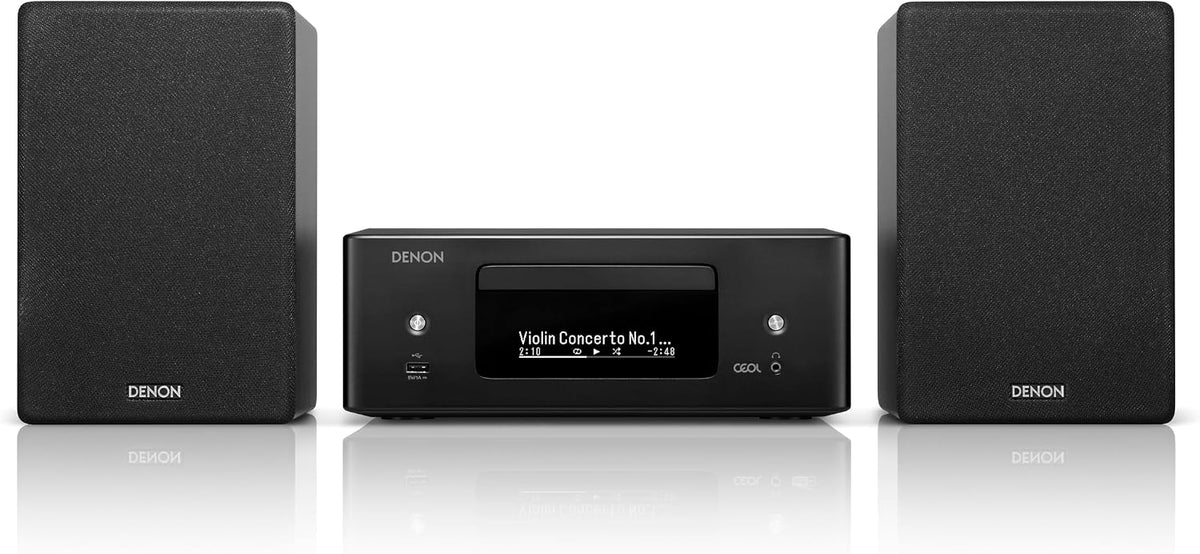 Microcadena N12DAB, negro, DENON