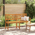 Bancos, 150 × 56 × 90 cm, madera maciza, marrón, para el jardín, para la terraza, YUTAASU
