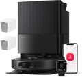 Robot aspirador QV 35A, 10 mm, negro, roborock