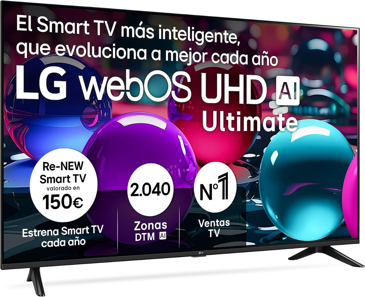 LG 43UA73006LA Smart TV, 43 pouces, negro