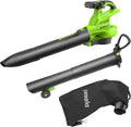 Aspirador m3/min, 40 V, 45 L, sin escobillas, inalámbrico, Greenworks