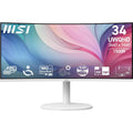 Monitores UWQHD 1500R, 75 mm, 34 pouces, 120 Hz, regulable, MSI