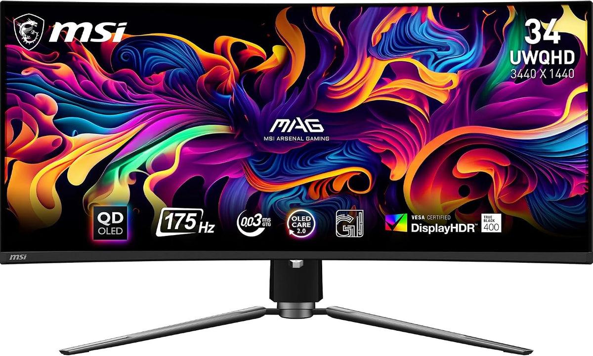 Monitores 341CQPA, 34 pouces, 175 Hz, negro, MSI