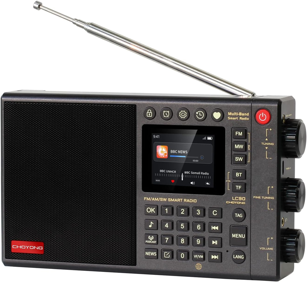 Radios de internet LC90, con WiFi, CHOYONG