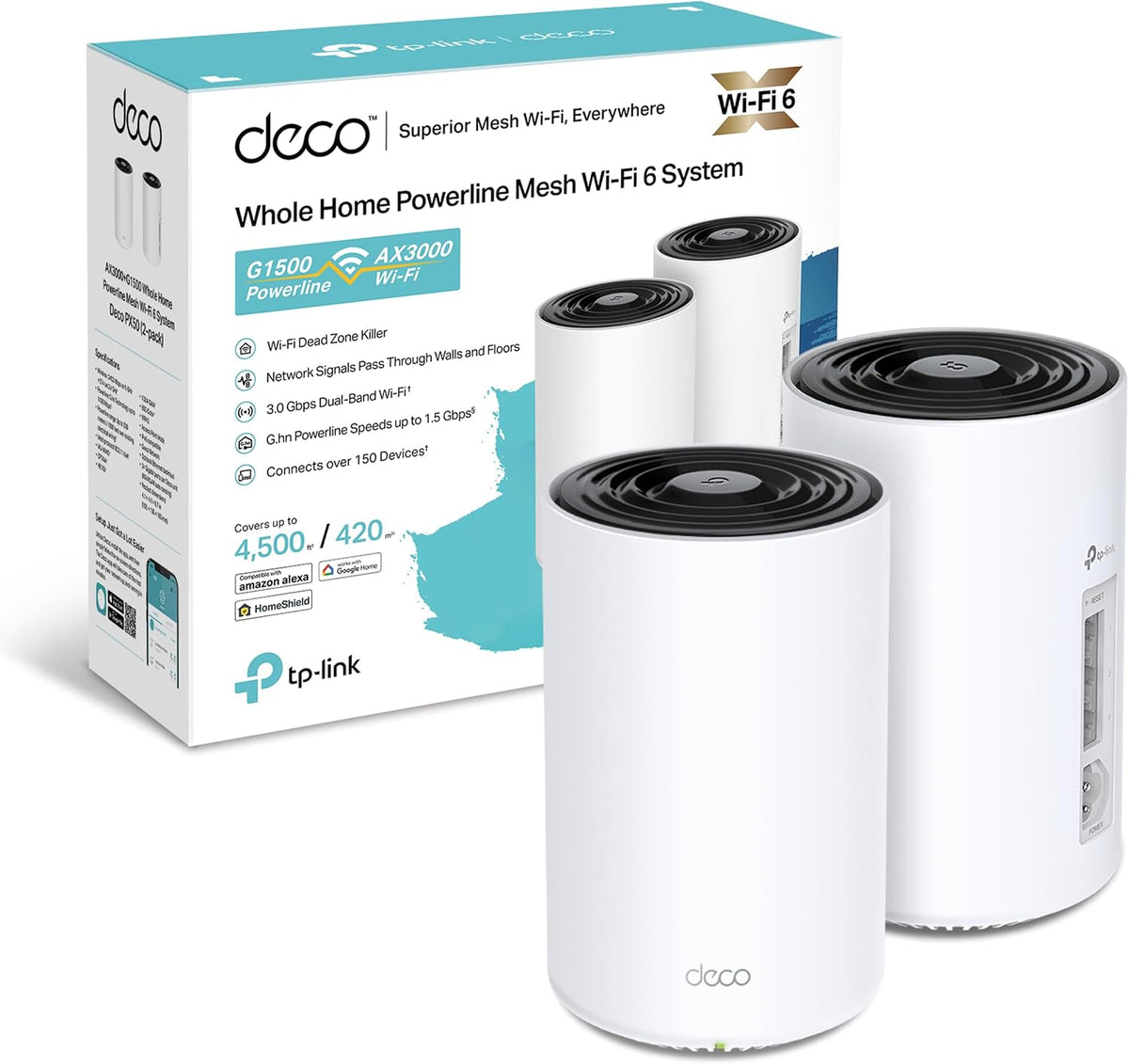 Sistemas WiFi Mesh PX50, con WiFi, TP-Link