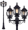 Farolas, 54 cm, metal, negro, hofstein
