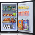 Frigorífico, 40,2 × 46,5 × 67 cm, 12 v, 220 v, 50 L, 0–10 °C, negro, para la oficina, SMETA