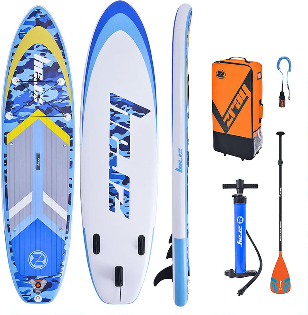Tabla de paddle surf, 325 × 84 × 15 cm, 8 pouces, azul, Zray